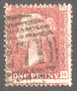 Great Britain Scott 33 Used Plate 207 - RH - Click Image to Close